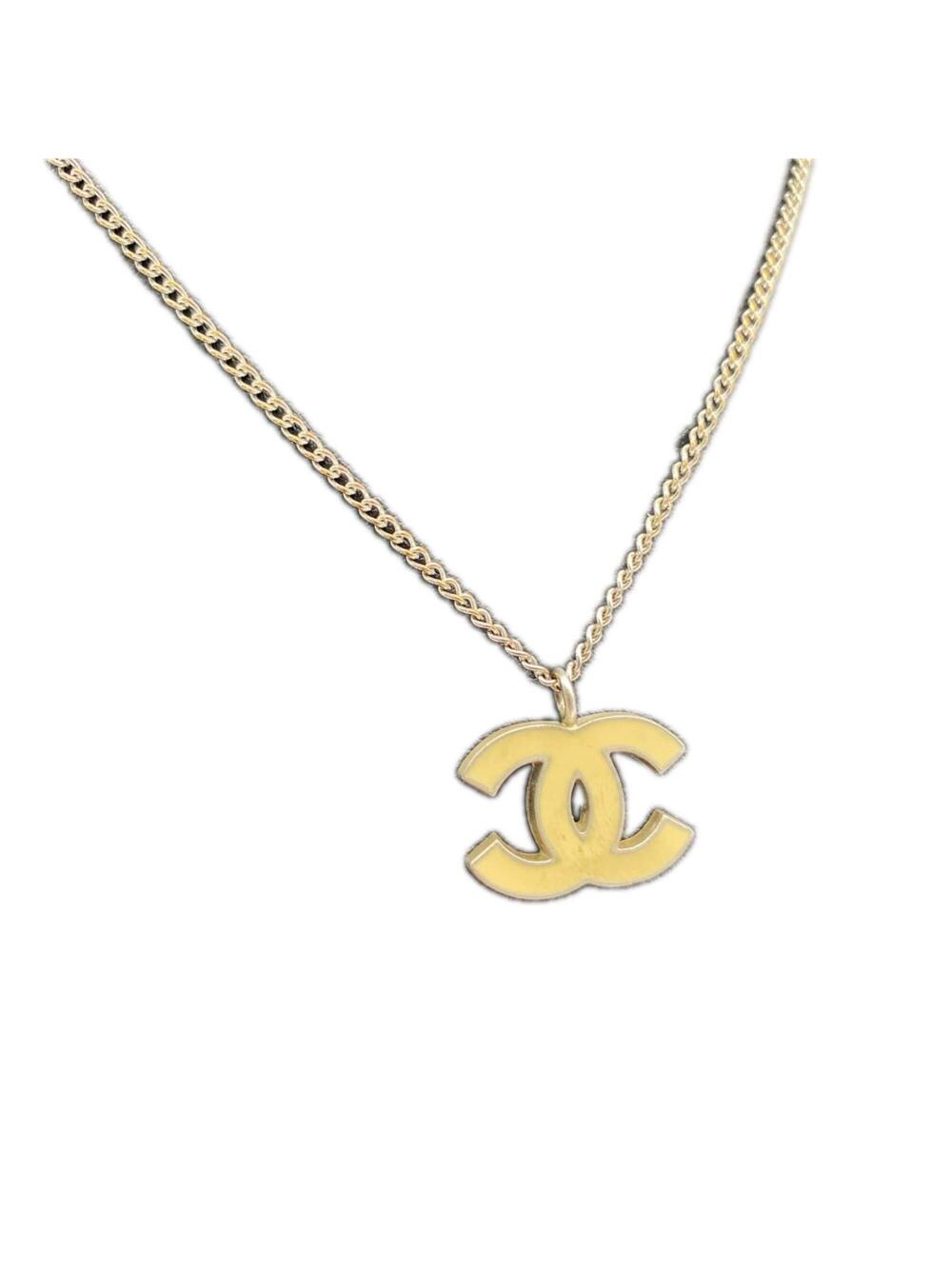 Chanel Cc Logo Pendant Necklace #357837C55B